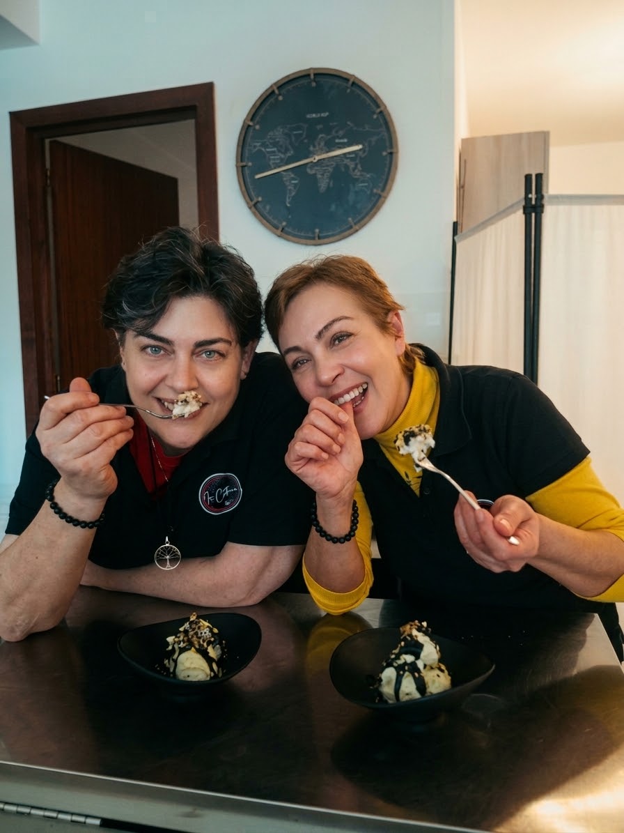 Cena vegana di cucina artistica siciliana — foto 8