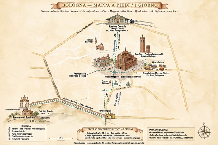 Bologna in un giorno